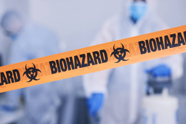 Professional Blood Cleanup technician working in Newburg, WI